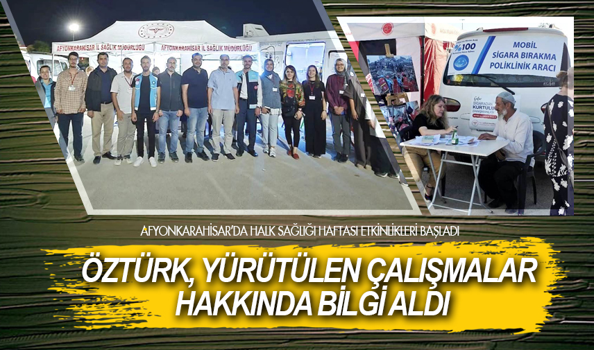 Halk Sağlığı Haftası etkinlikleri başladı